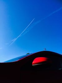 Low angle view of blue sky