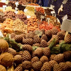 View of market stall