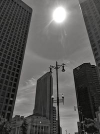 Low angle view of buildings against sky