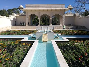 View of fountain