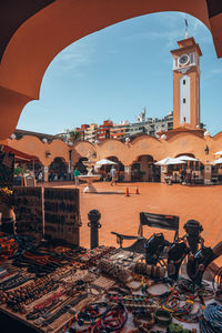 View of buildings in city