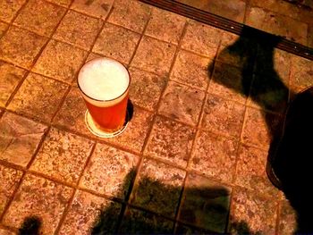 Close-up of drink on table