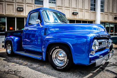 Close-up of vintage car