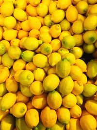 Full frame shot of yellow fruits