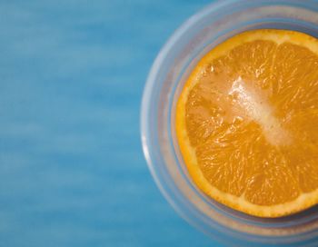 Close-up of drink in glass on table