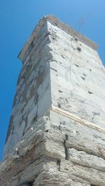 Low angle view of building against clear sky