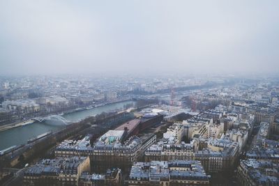 Aerial view of city