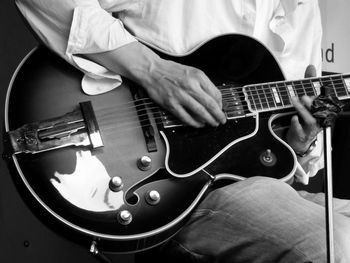 Close-up of guitar