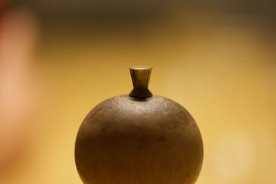 Close-up of apple against white background