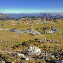 Scenic view of landscape against sky