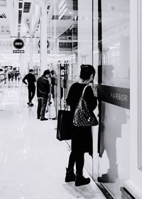 Man walking on city street