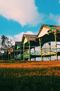 View of built structure against sky