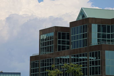 Low angle view of building against sky