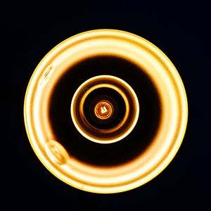Close-up of spiral light