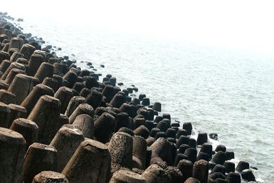 Stones on beach