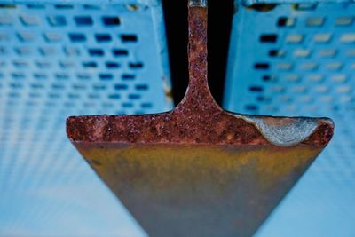 Close-up of rusty metal