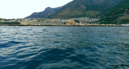 Houses in the sea