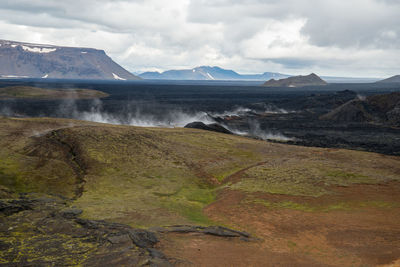 Scenic view of landscape against sky
