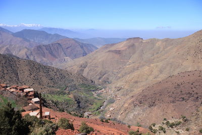 Scenic view of mountains