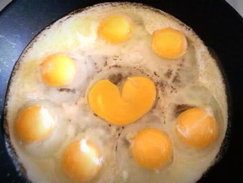 Close up of eggs