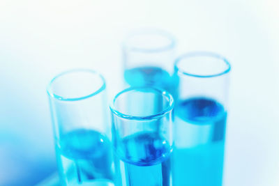 Close-up of chemicals in test tube