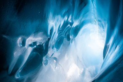 Low angle view of swimming underwater