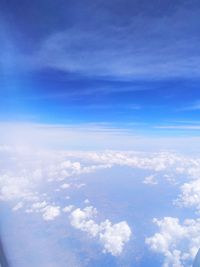 Low angle view of clouds in sky