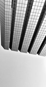 Low angle view of modern building against sky