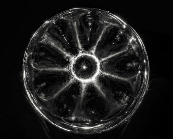 Close up of wine glass