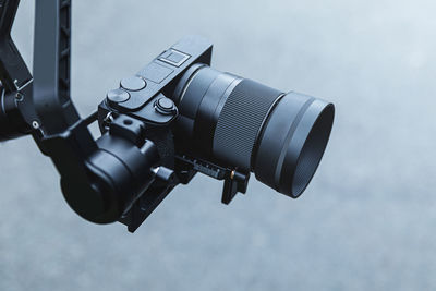 Close-up of security camera