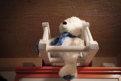 Close-up of stuffed toy on table