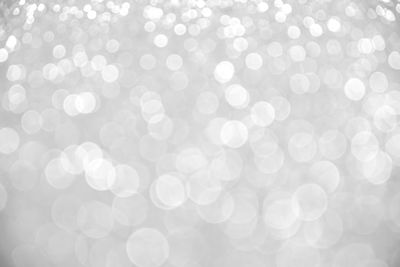 Defocused image of lights