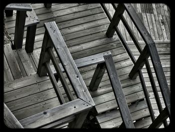 Close-up of wooden door