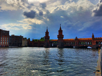 View of buildings at waterfront