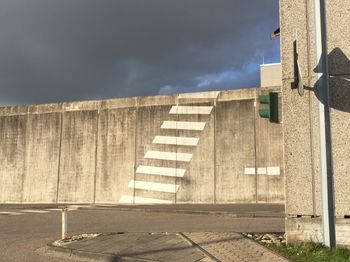 Low angle view of building against sky