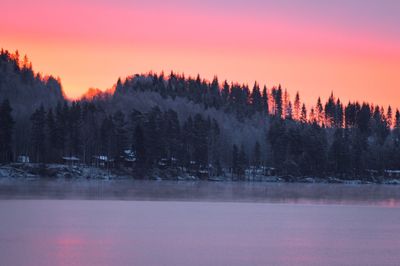 Scenic view of sunset