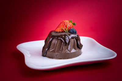 Close-up of chocolate cake