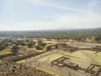 High angle view of landscape