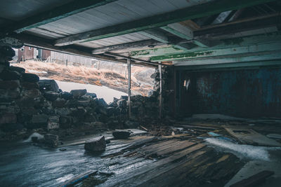 Abandoned building in greenland