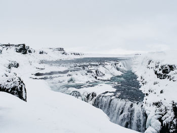 Gullfoss waterfall iceland 