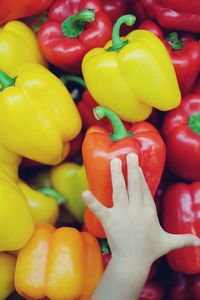 Full frame shot of tomatoes for sale