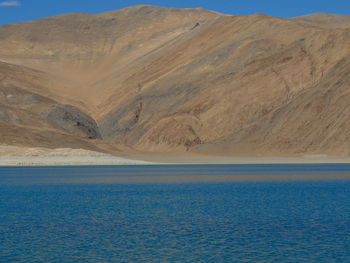 Scenic view of desert against sky