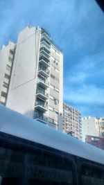 Low angle view of buildings against sky