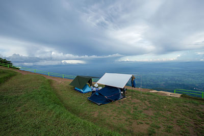 Scenic view of landscape against sky