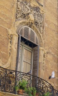 Low angle view of historical building