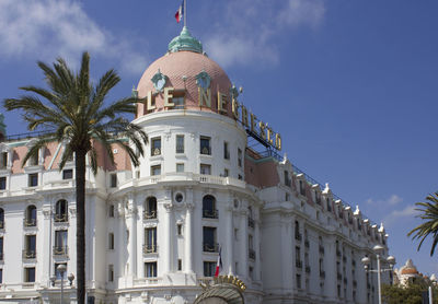 Low angle view of building against sky