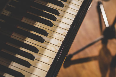 Close-up of musical instrument