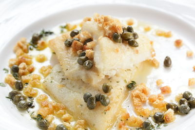 Close-up of food in plate