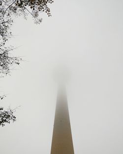 Low angle view of fog