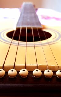 Close-up of guitar